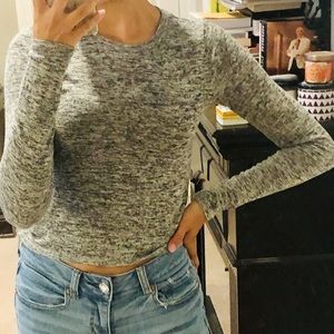 Hollister Heather Gray Long Sleeve
